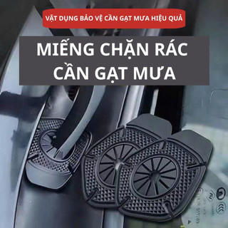 Bộ 2 Miếng Cao Su COPZA Bảo Vệ Cần Gạt Mưa Ô Tô Chống Tắc Nghẽn Rãnh Thoát Nước Chống Bụi, Lá Cây, Dễ Lắp Đặt COPZA