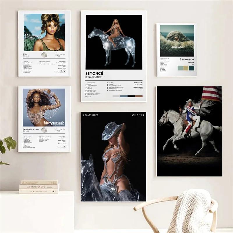 Beyonce Renaissance Tracklist Lemonade Album Bìa Canvas Treo Tường Nghệ Thuật Poster In Hình Cho Phò