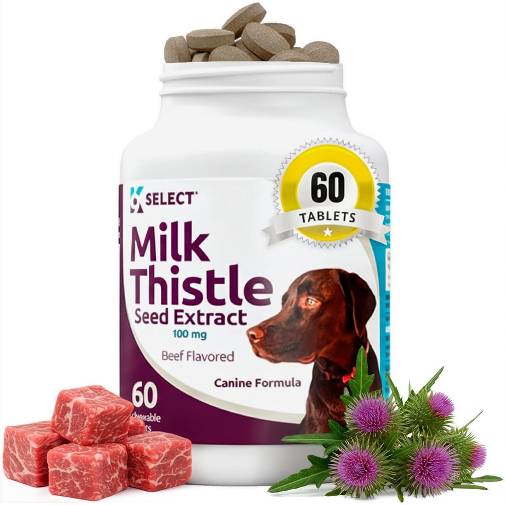 K9 Select Thistle cho s, 100mg - 60 Viên có hương vị - Canine r Health Natural Thistleplement - r pl