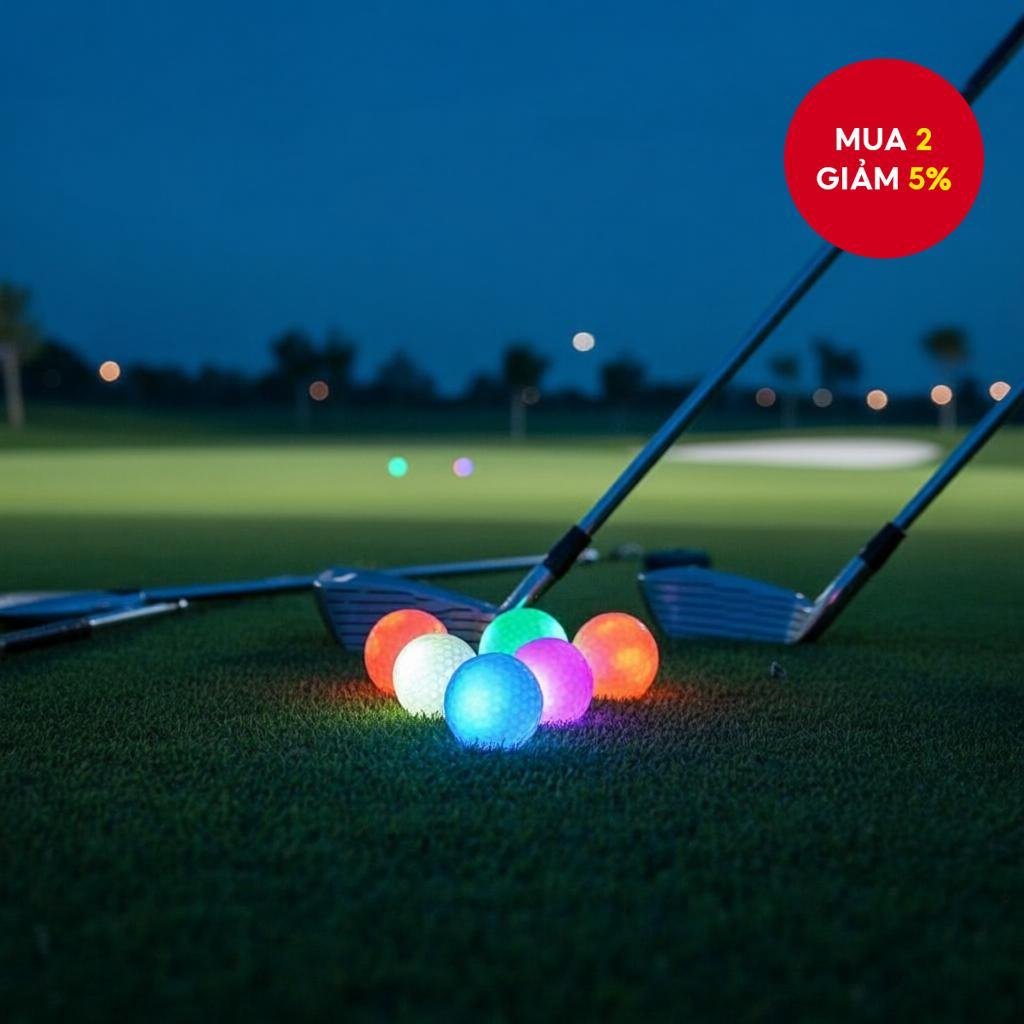 Bóng Golf Phát Sáng Nhiều Màu Sắc (GBN001) với Đèn LED