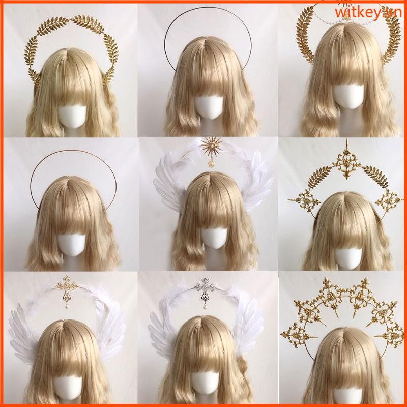 Mũ đội đầu phong cách Gothic với hairhoop - Sun Godmother's