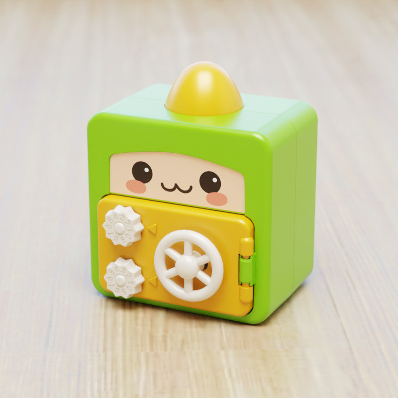 xinpin New Children's Savings Piggy Bank Large Capacity Automatic Deposit and Withdrawal with Lock S