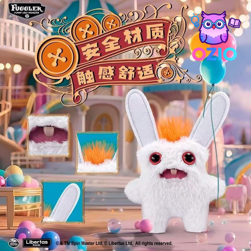 Bán chạy [Chính hãng] Fuggler Phong cách mới Búp bê quái vật răng dễ thương mini Quái vật răng dễ th