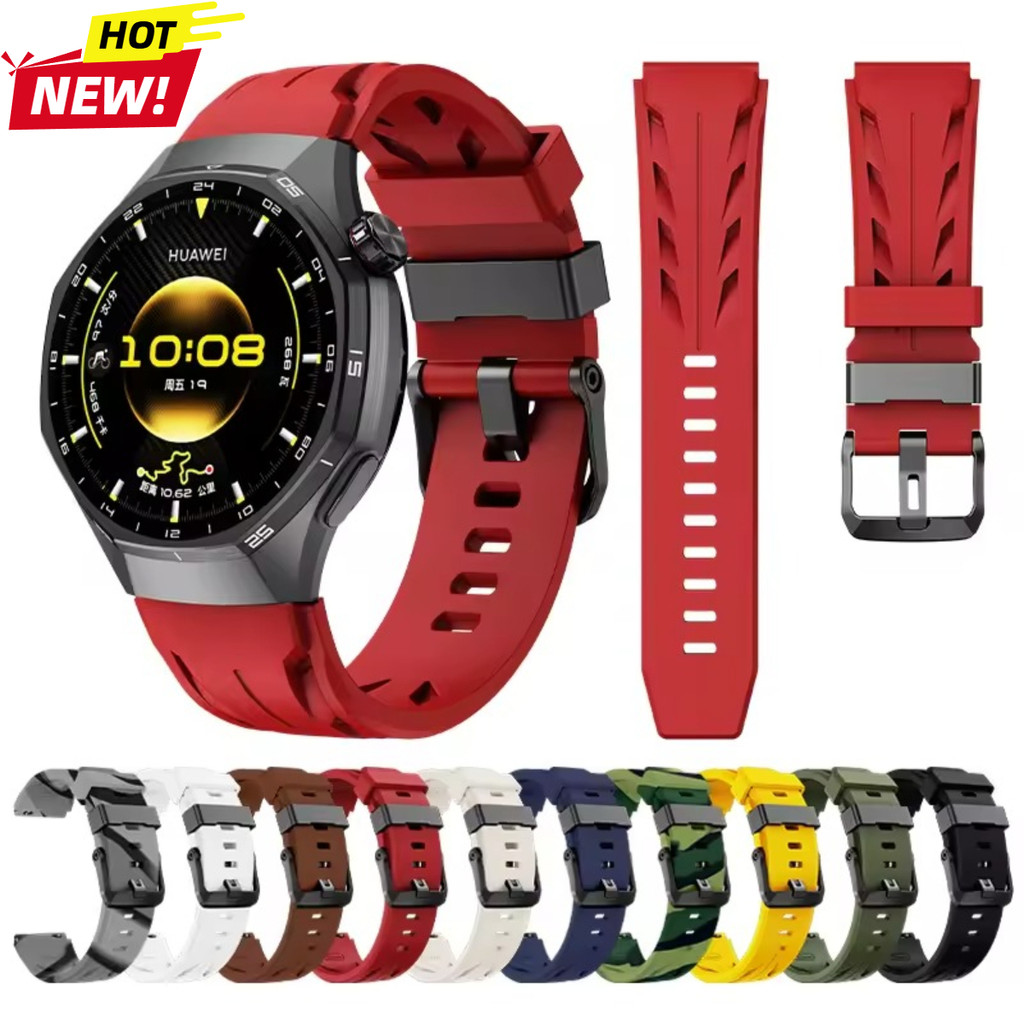 Dây Silicon Cho Huawei GT6 Pro GT6 46mm Unltimate 2 1 Dây Đeo Tay Phong Cách Kinh Doanh Cho Huawei G
