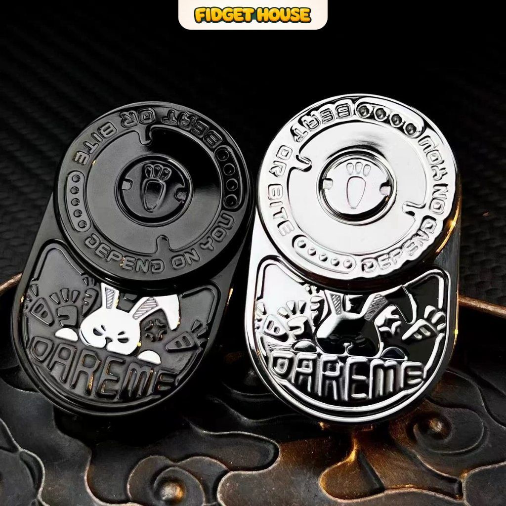 Fidget Slider - Thẻ Đẩy Rabbit MIX - EDC Kim Loại