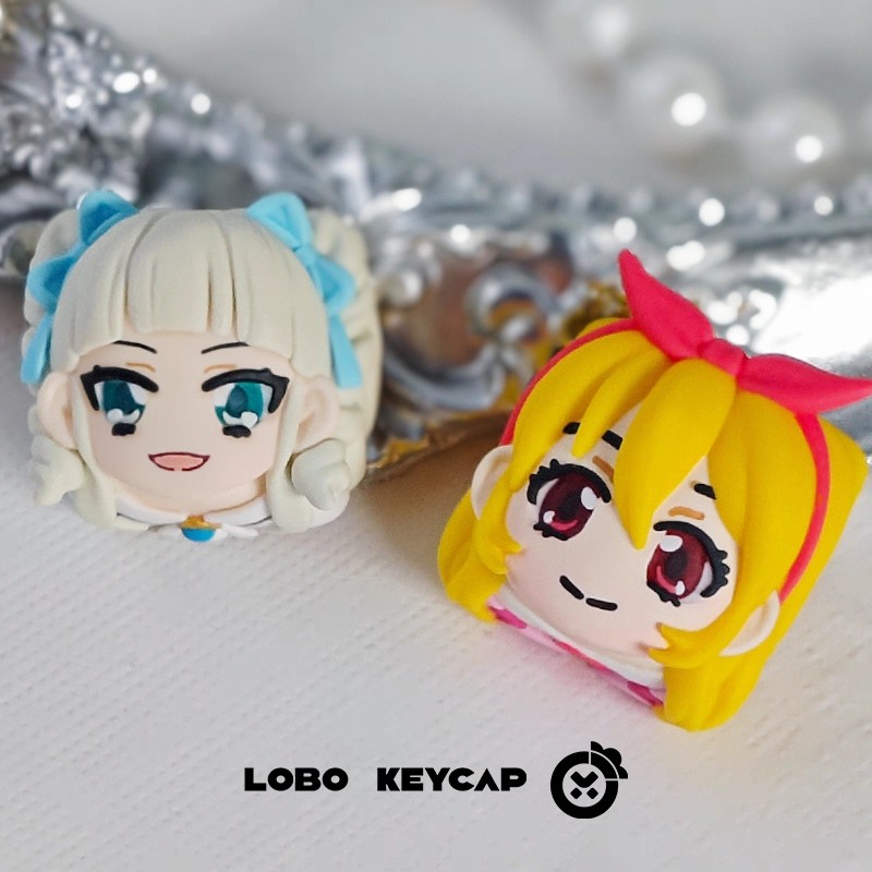 Ngôi Sao Mới Cung Điện Ichigo Và Todo Yurika Aikatsu Thần Tượng Anime Artisan Nhựa Keycap