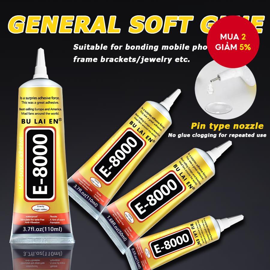 E8000 Keo Thủ Công Sáng Tạo - Keo Làm Mô Hình và Trang Sức, Kiểm Soát Chính Xác, Không Dư Keo