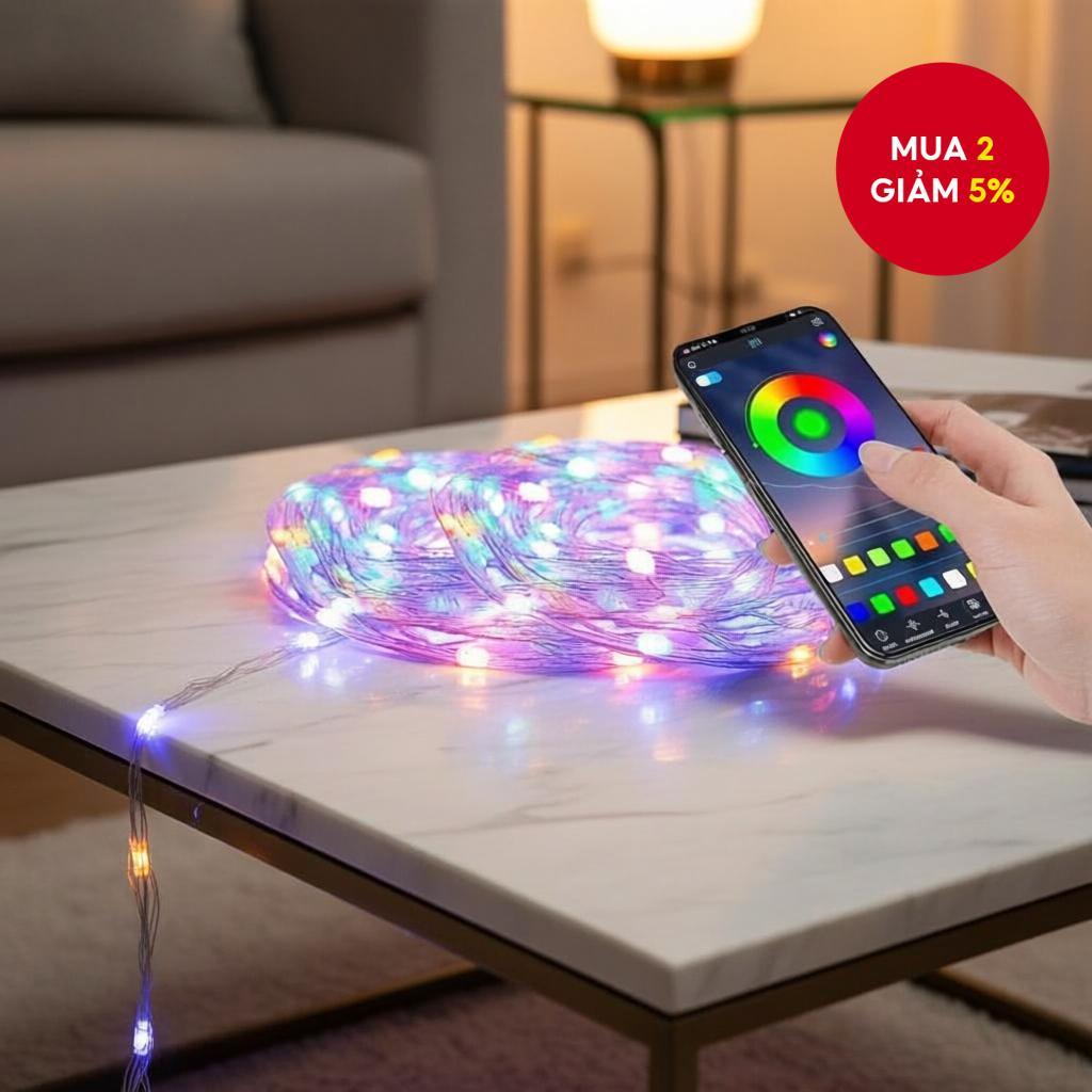 Đèn LED dải chống nước IP65 Music Sync Bluetooth USB 5V cho phòng ngủ