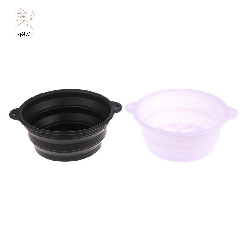 HNKMP Có Thể Gập Lại Mặt Ice Bath Bowl Facials Plunge Wash Basin Silicone Portable Travel Home Skinc