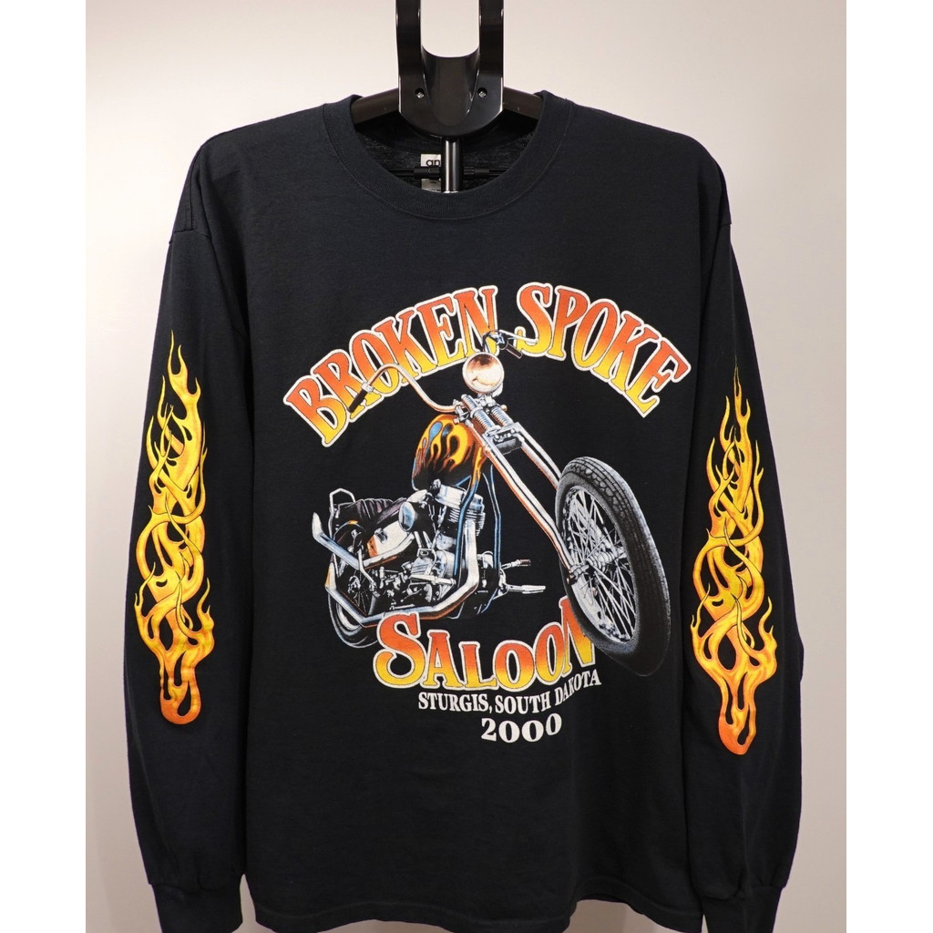 Áo thun nam dài tay 100% Cotton Retro 2000 Sedan Spoke Broken-