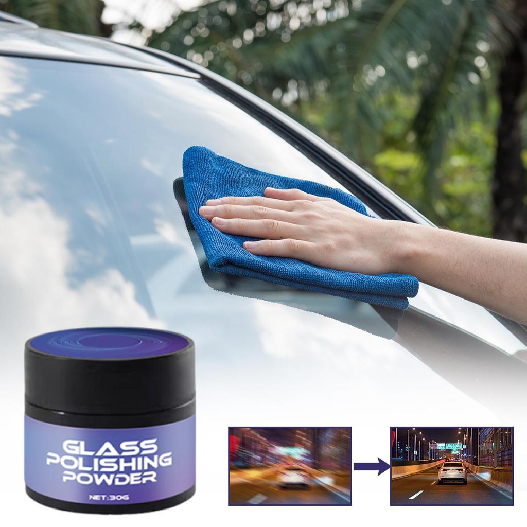 Glass Polishing Powder Window Polishing Cleaner Efficient Car Window Windsheild Cleaning Powder for 