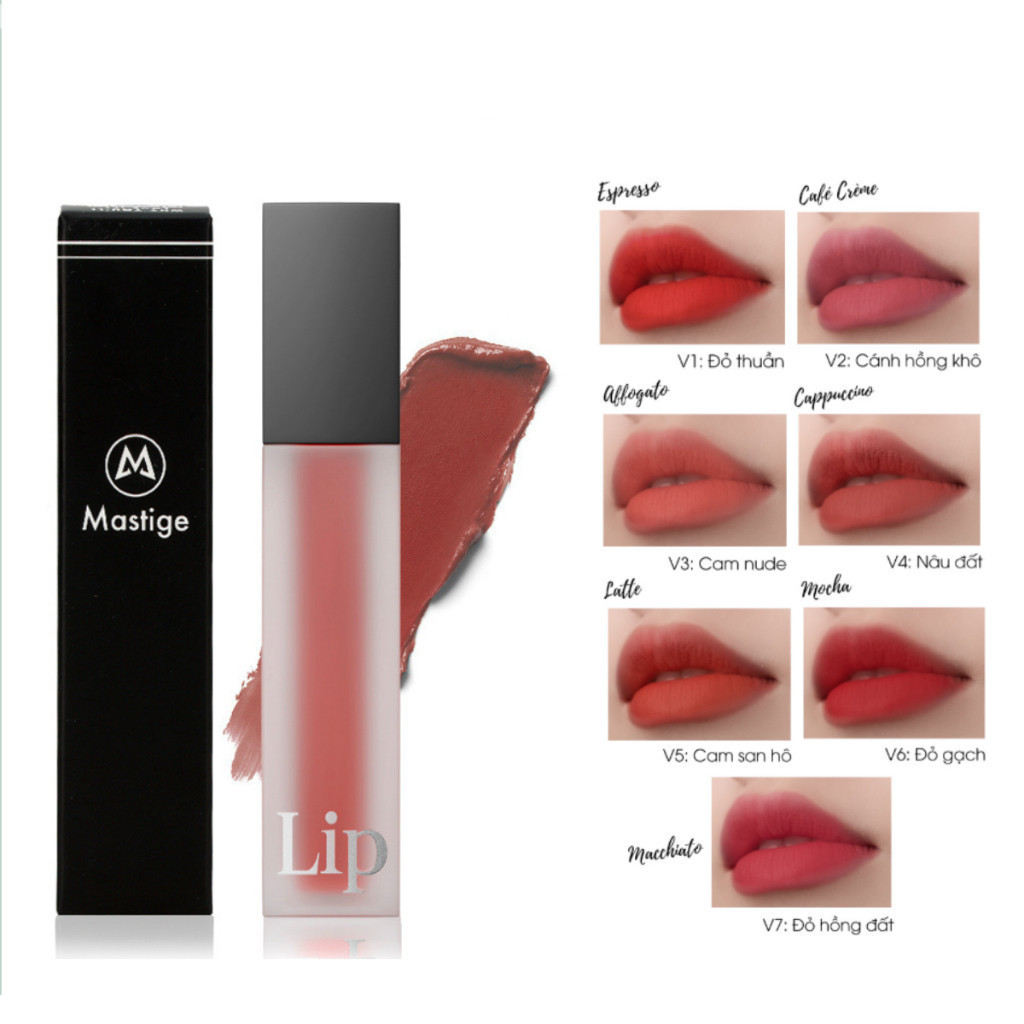 Son Kem Lì Mastige 4.5ml Velvet Lip Tint Sản phẩm  chính hãng