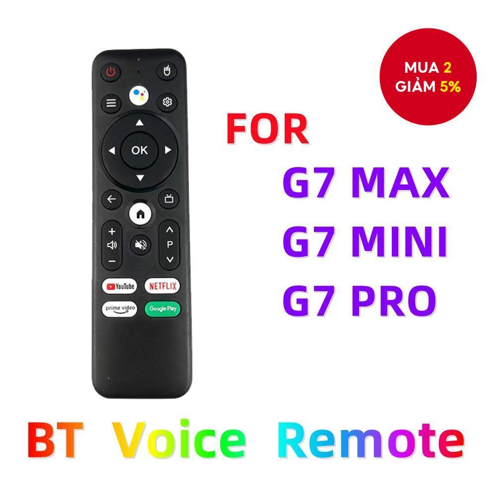 Điều khiển từ xa giọng nói Bluetooth cho G7 STICK G7 PRO G7 MINI G7 MAX hộp giải mã tín hiệu điều kh