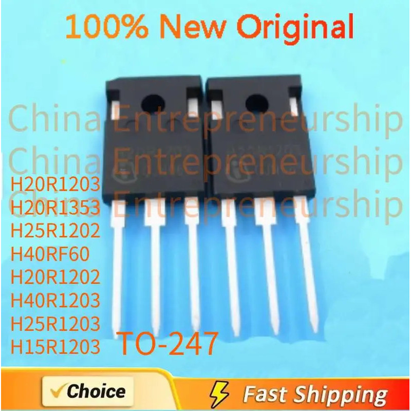 5 Chiếc H20R1203 H20R1353 H25R1203 H40RF60 H20R1203 H40R1203 H25R1203 H15R1203 TO-247 Hiệu Ứng Trườn