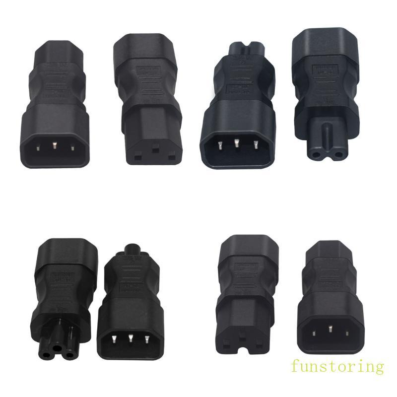 FUN Nam Nữ Adapter C14 Sang C13 Adapter C14 Sang C15 C14 Sang C5 C14 Sang C7 Adapter