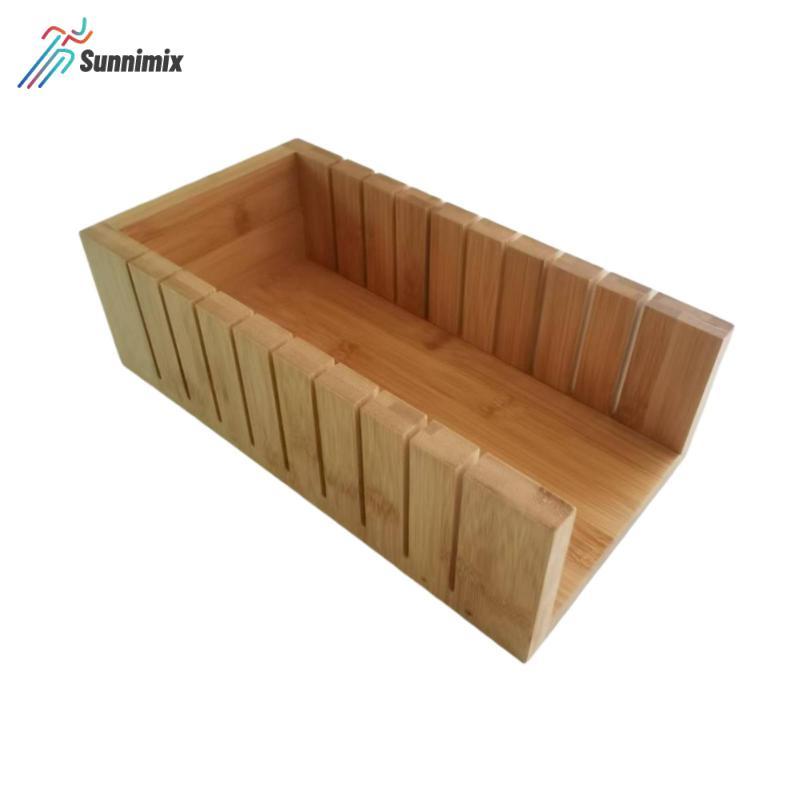 Máy thái bánh mì tre Máy thái bánh mì có thể điều chỉnh Hướng dẫn sử dụng Phụ kiện nhà bếp để cắt đều Bánh mì tự chế