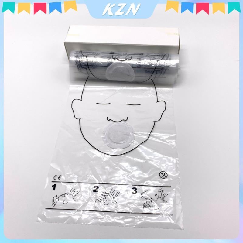 [kzn] 36 Cái / Cuộn Mặt nạ phục hồi CPR Mặt CPR cho Bộ sơ cứu huấn luyện CPR [vn]
