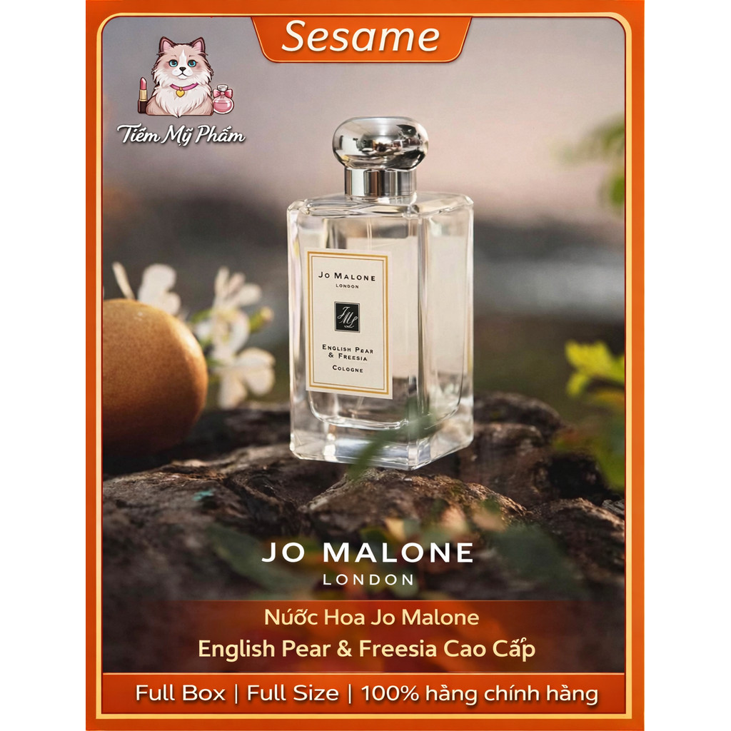 🔥𝕁𝕠 𝕄𝕒𝕝𝕠𝕟𝕖 𝐄𝐧𝐠𝐥𝐢𝐬𝐡 𝐏𝐞𝐚𝐫 & 𝐅𝐫𝐞𝐞𝐬𝐢𝐚 9ML/30ML/100ML | Nước Hoa Hoa Full Box/ Full Size Chính Hãng