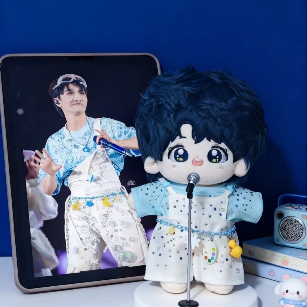 Zhou Shen Attribute Cotton Doll20cm Interchangeable Support Plush Doll Celebrity Merchandise
