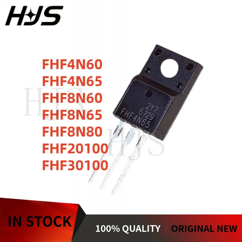 5 Chiếc FHF4N65 FHF20100 FHF8N80 FHF8N60 FHF4N60 FHF8N65 FHF30100 TO-220F Hiệu Ứng Trường Transistor