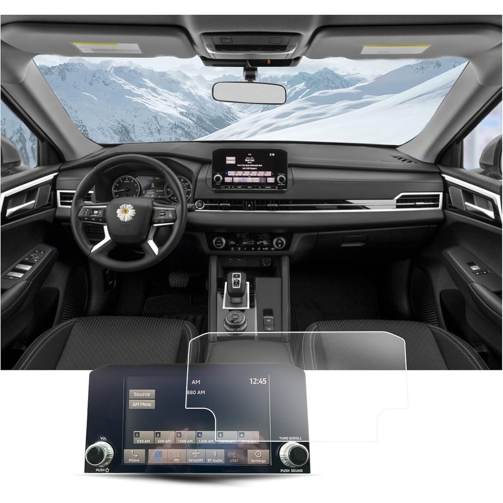 BIXUAN Outlander 2022 Phụ Kiện 2 Chiếc Giấy Bảo Vệ Màn Hình Điều Hướng Ô Tô Cho 2022 Mit * suishi Ou