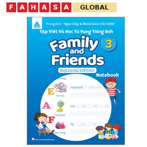 Sách - Tập Viết Và Học Từ Vựng Tiếng Anh - Family And Friends 3 - National Edition - Notebook
