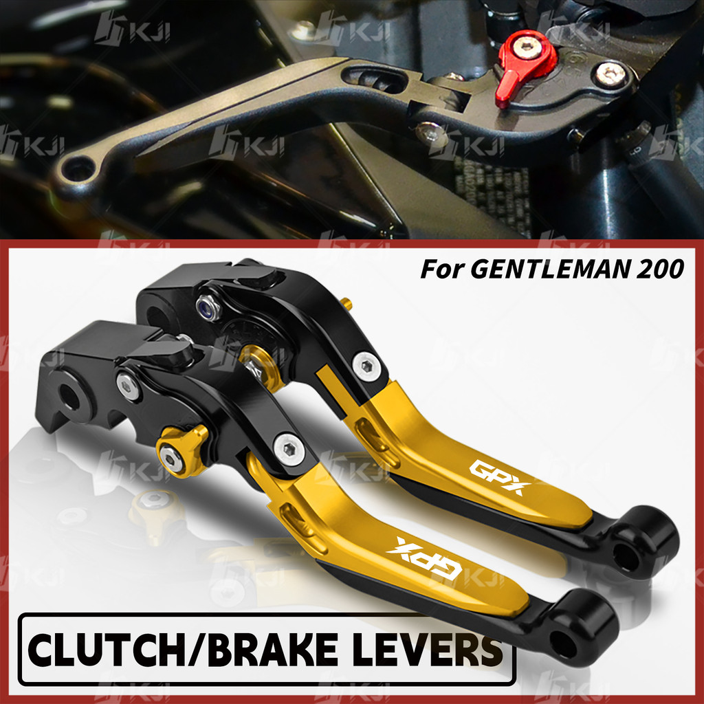 Dành Cho GPX GENTLEMAN 200 Ly Hợp Đòn Bẩy Phanh Gấp Tay Cầm Đòn Bẩy Phụ Kiện Xe Máy Phần