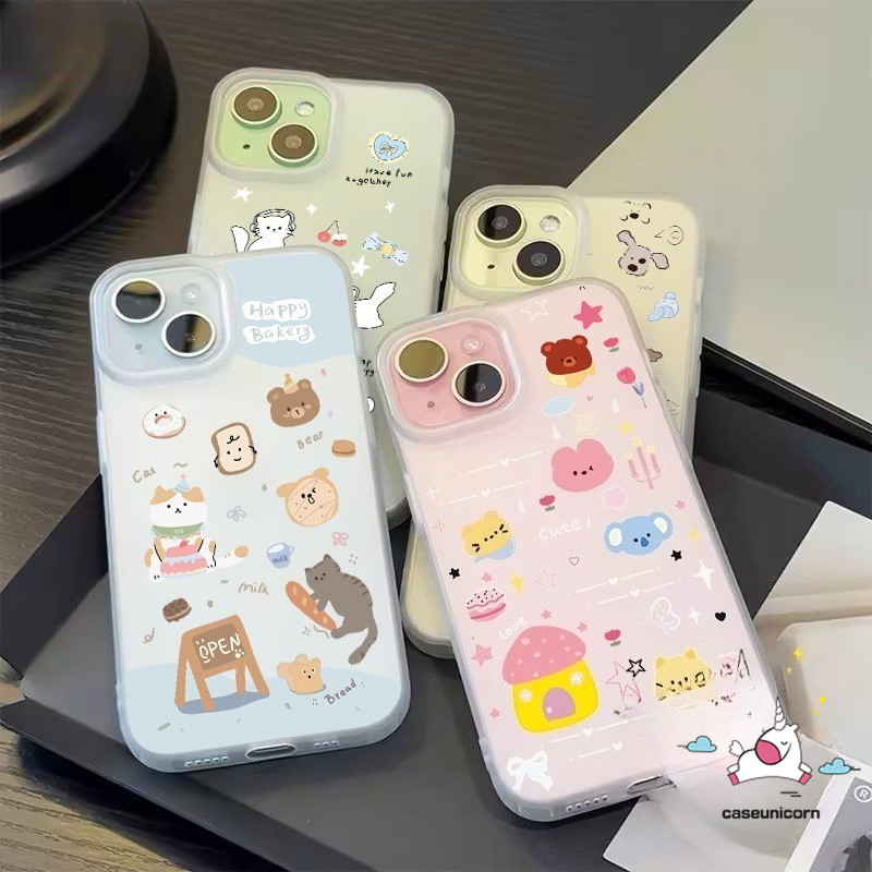 Ốp điện thoại mờ lỗ lớn dễ thương dành cho Samsung A17 A26 A36 A56 A05S A05 A07 A15 A16 A34 A35 A53 