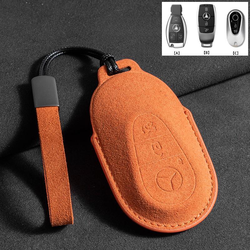 Chìa Khóa Ô Tô Chìa Khóa Fob Bao Đựng Chìa Khóa Cho Xe Mercedes Benz Maybach S580 A-B-C-M-CLA-CLS-E-