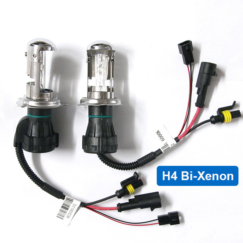 35W 6000K H4 Bi Xenon Hi / Bóng Đèn HID Thấp 3000K 4300K 6000K 8000K 12000K H4-3 Bixenon Bóng Đèn Ph