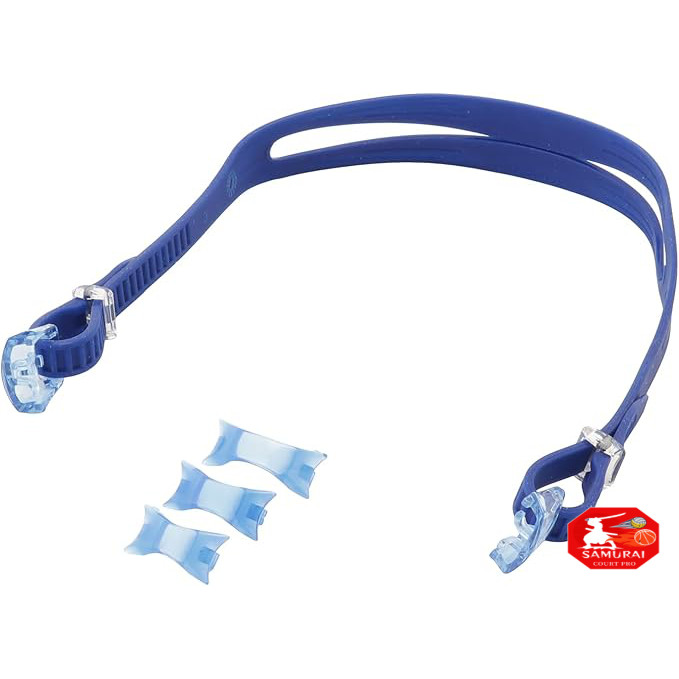 VIEW Swimming Goggles Made in Japan for Ages 10 and Up Prescription Lens Belt Strap Parts Kit Black 