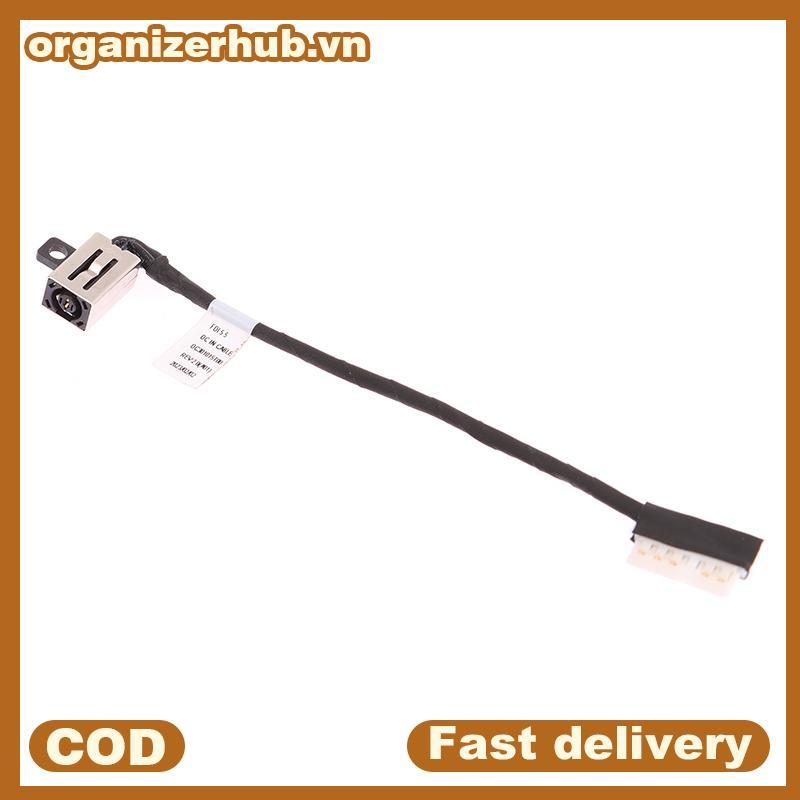 ORHUB Cho Inspiron Vostro 15 3510 3400 3401 3500 3501 TRONG Jack Nguồn Có Cáp 4VP7C 04VP7C DC301016G