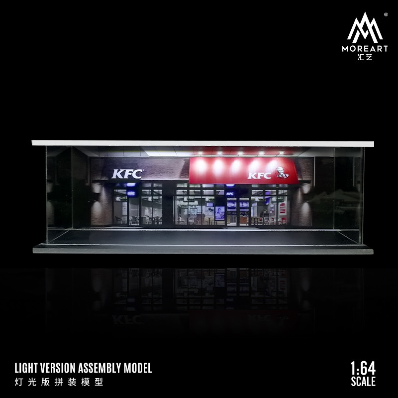 [ORDER] Mô hình diorama MOREART 1:64 KFC Theme Parking Lot Light Version MO914204