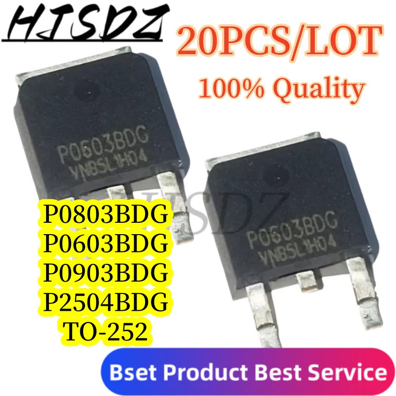 5 Chiếc P0603BDG P0903BDG P2504BDG P0803BDG TO-252 P0803 P0803B P0803BD Hiệu Ứng Trường Transistor