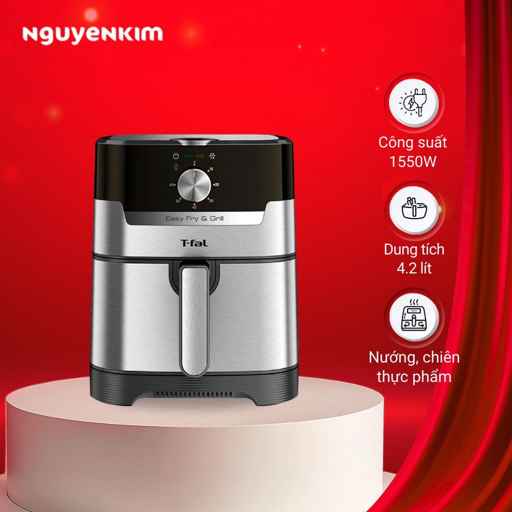 Nồi chiên không dầu Tefal 4.2 lít EY501D15