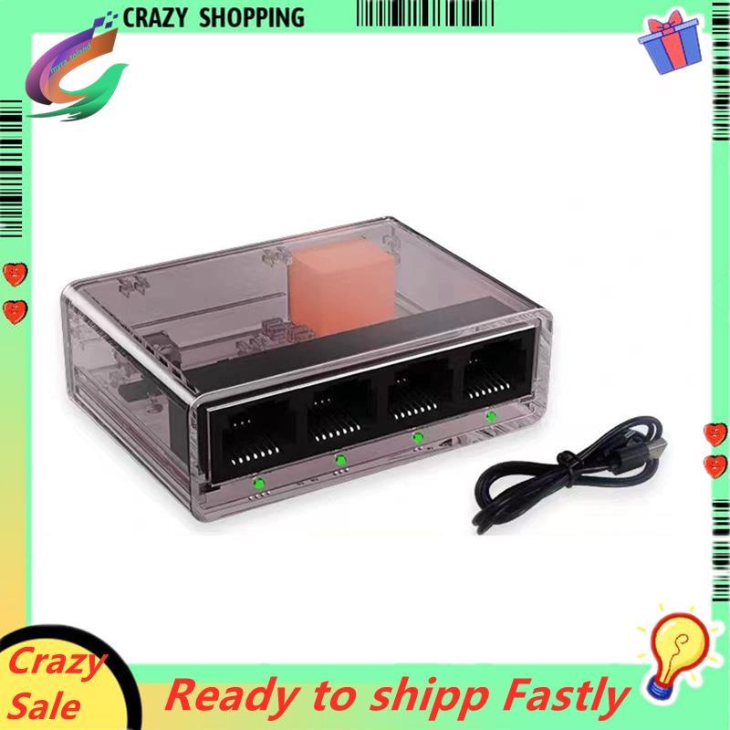 Công Tắc Mạng 1000Mbps 5 Cổng RJ45 LAN Hub Adapter Full / Half Duplex Internet Splitter Ethernet Sma