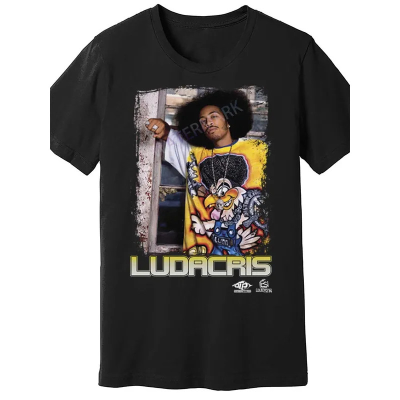 Áo thun ngắn tay Ludacris cổ điển thập niên 2000 dành cho nam và nữ 932725 PR2 đen