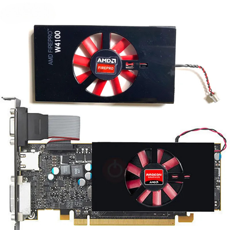 Mới Dành Cho AMD Radeon W4100 W2100 R7 350X 240 R5 340X HD8570 8550 8510 7570 6570 Card Đồ Họa Thay 
