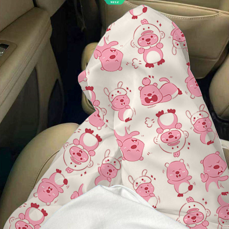 Bộ Đồ Ngủ Nữ Họa Tiết Hoạt Hình Loopy, Dễ Thương, Phù hợp Mùa Hè