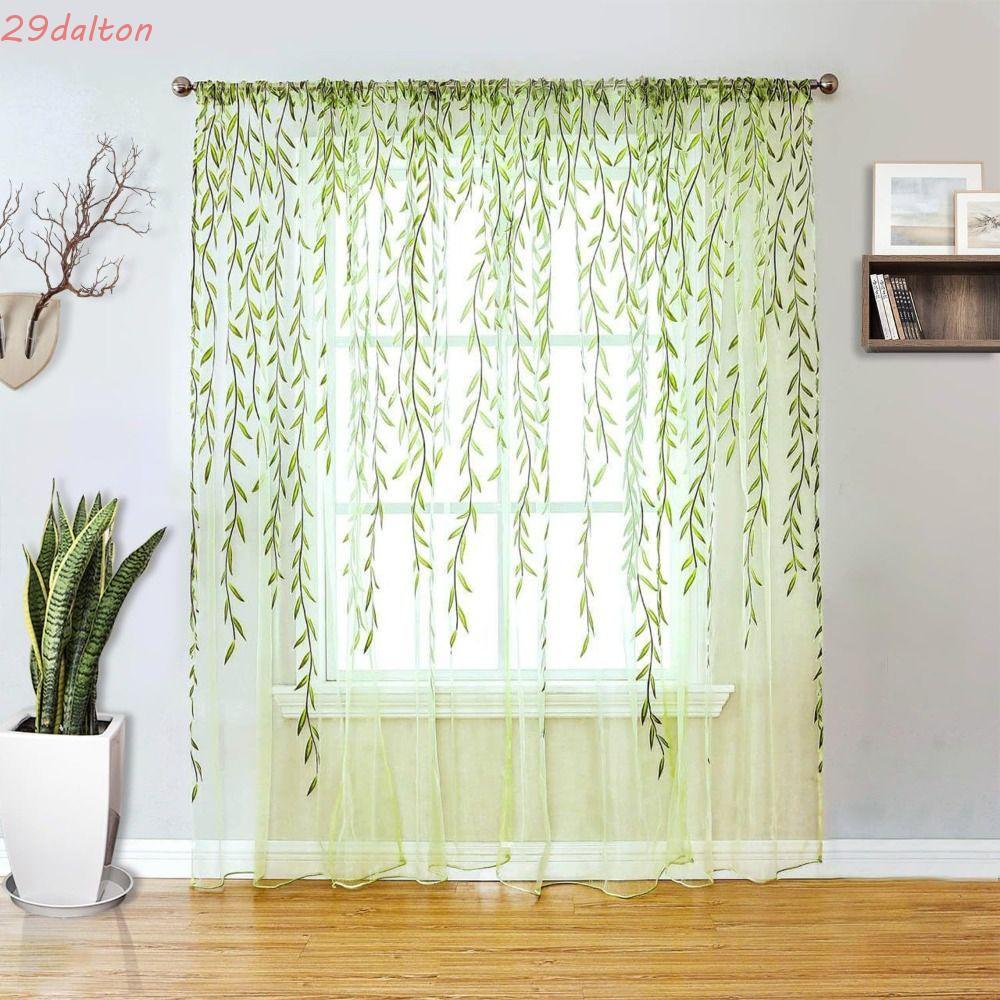 Rèm lá liễu DALTON, Gạc phong cách mục vụ Rèm cửa sổ, Điều trị cửa sổ Rèm vải tuyn thanh lịch Rèm ch