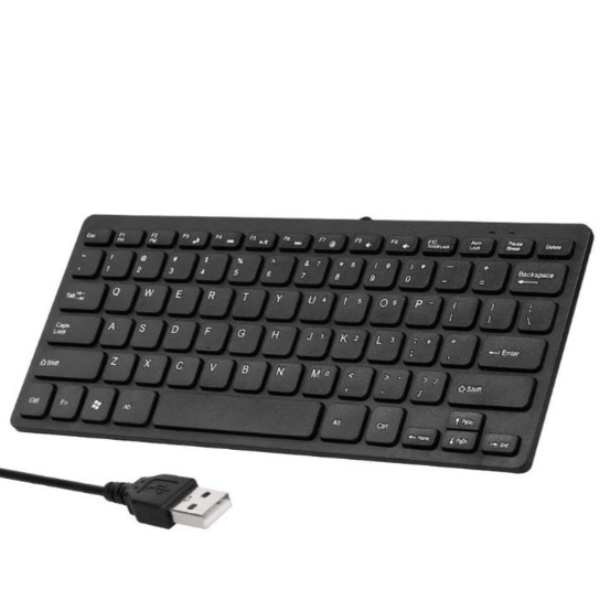 Keyboard mini K-1000 Đen USB