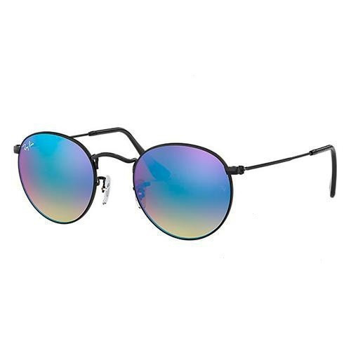 Kính râm Ray-Ban RB3447 hình tròn màu xanh