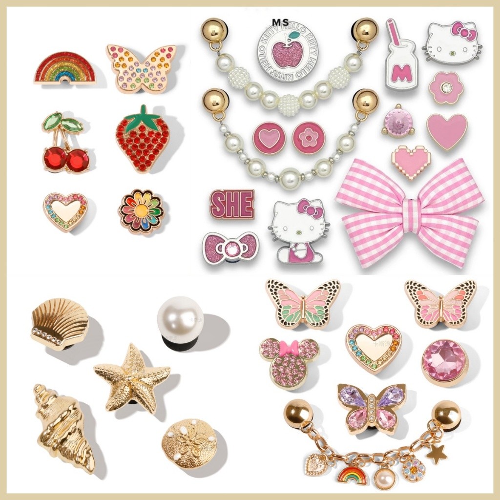 Phụ kiện giày kim loại / kim loại quyến rũ thích hợp cho lỗ giày trang trí