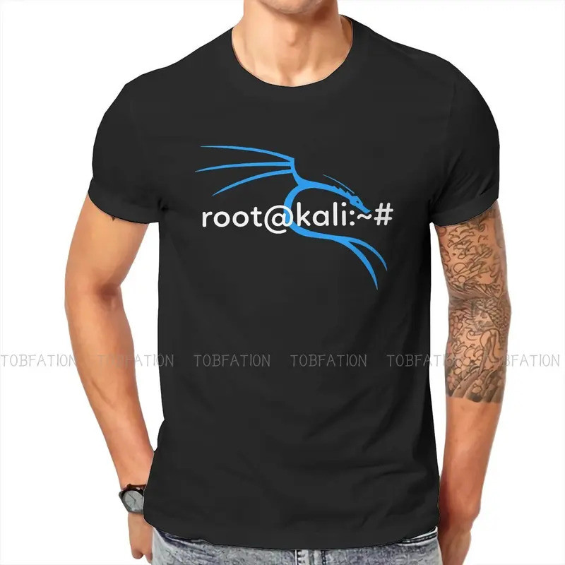 Lập trình viên Lập trình Mã máy tính Kali Linux Root Áo thun người dùng Grunge Mùa hè Plus Size Cott