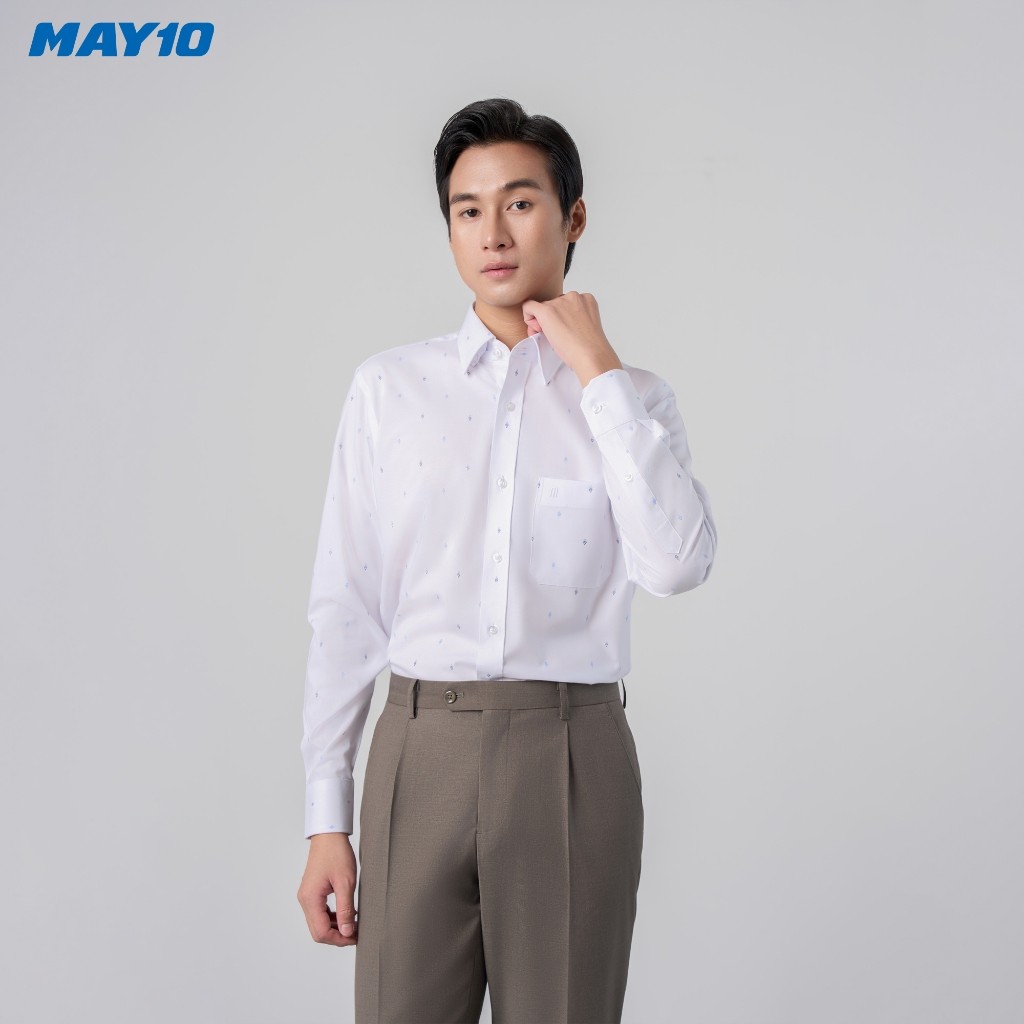 Áo Sơ mi nam dài tay May 10 form RegularFit mã 010124292 AH373