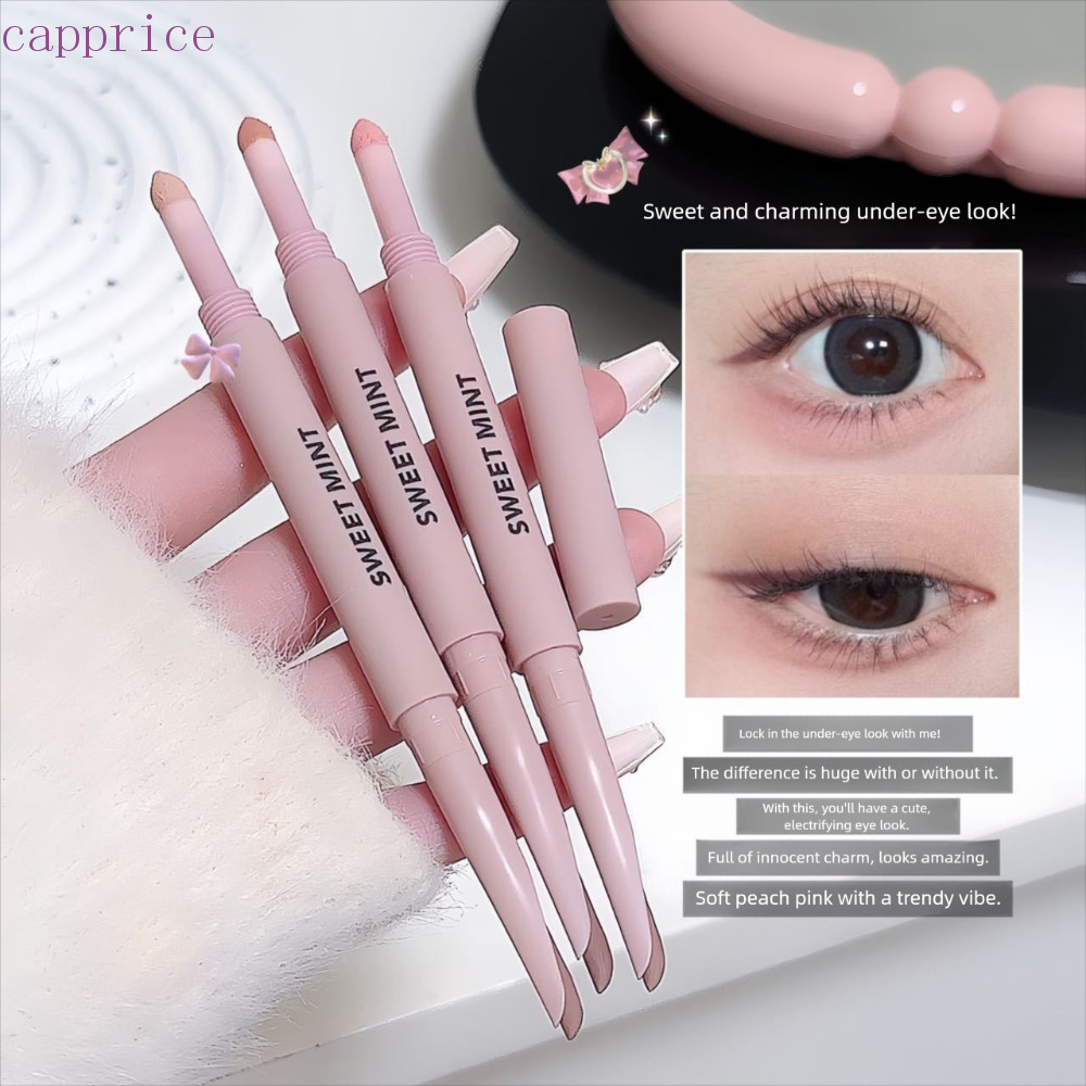 CAPPRICE Nằm Silkworm Shadow Line, Với Sponge High Gloss Powder Cong Gel Eyeliner, Kem làm sáng lấp 