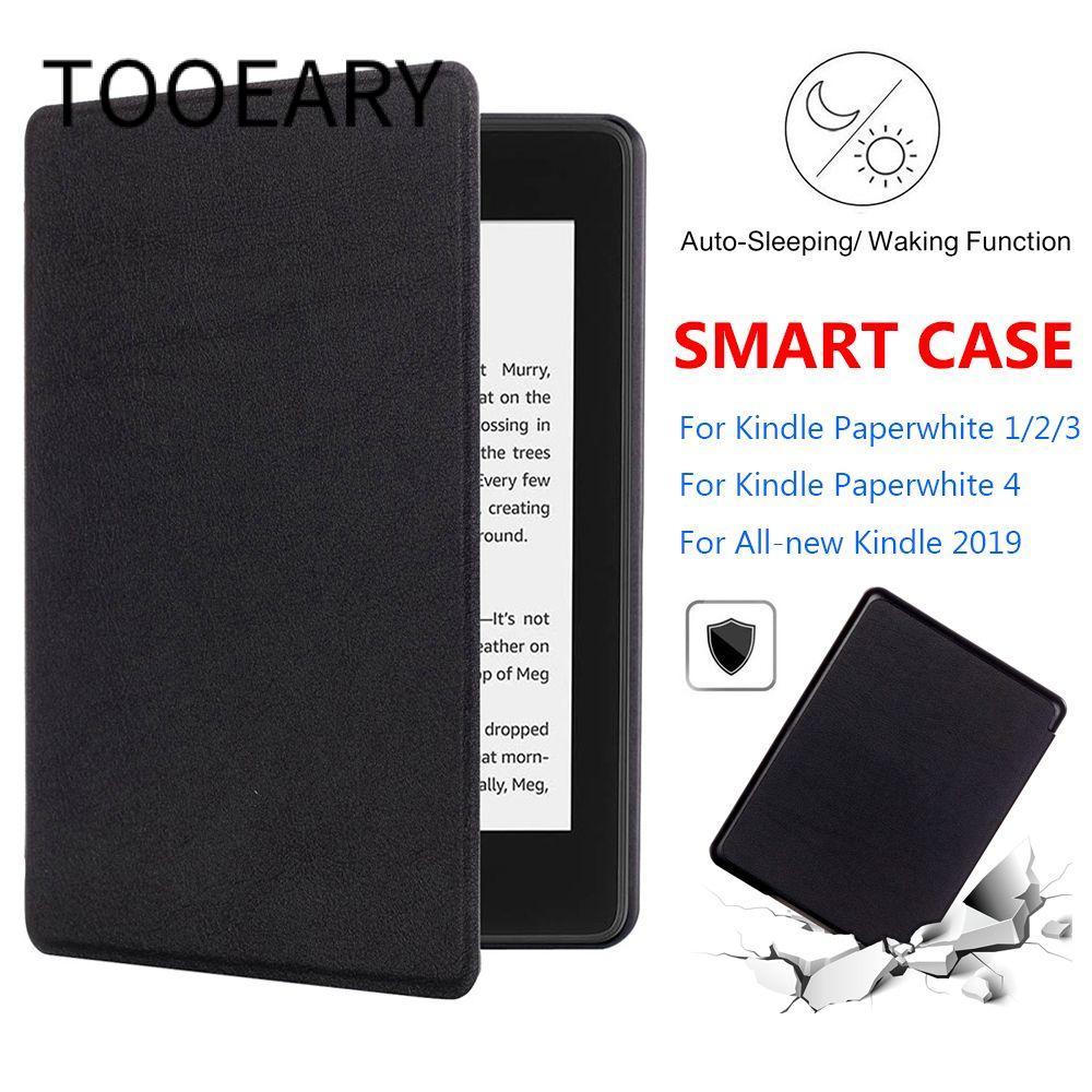 TOOEARY Cover eBook Reader Vỏ bảo vệ da PU từ tính cho Kindle thế hệ thứ 10 Paperwhite 1 / 2 / 3 / 4