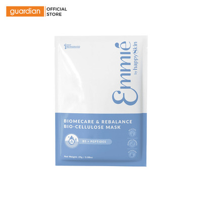 Mặt Nạ Sinh Học Dưỡng Ẩm Làm Dịu Emmié By HappySkin Biomecare & Rebalance Bio Cellulose Mask 25g | Guardian Việt Nam