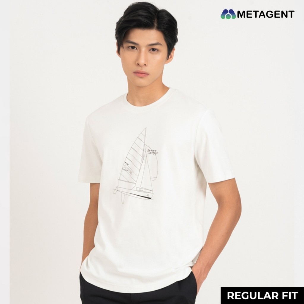 Áo thun nam chất liệu SUPIMA COTTON cao cấp Metagent MS 57E3925
