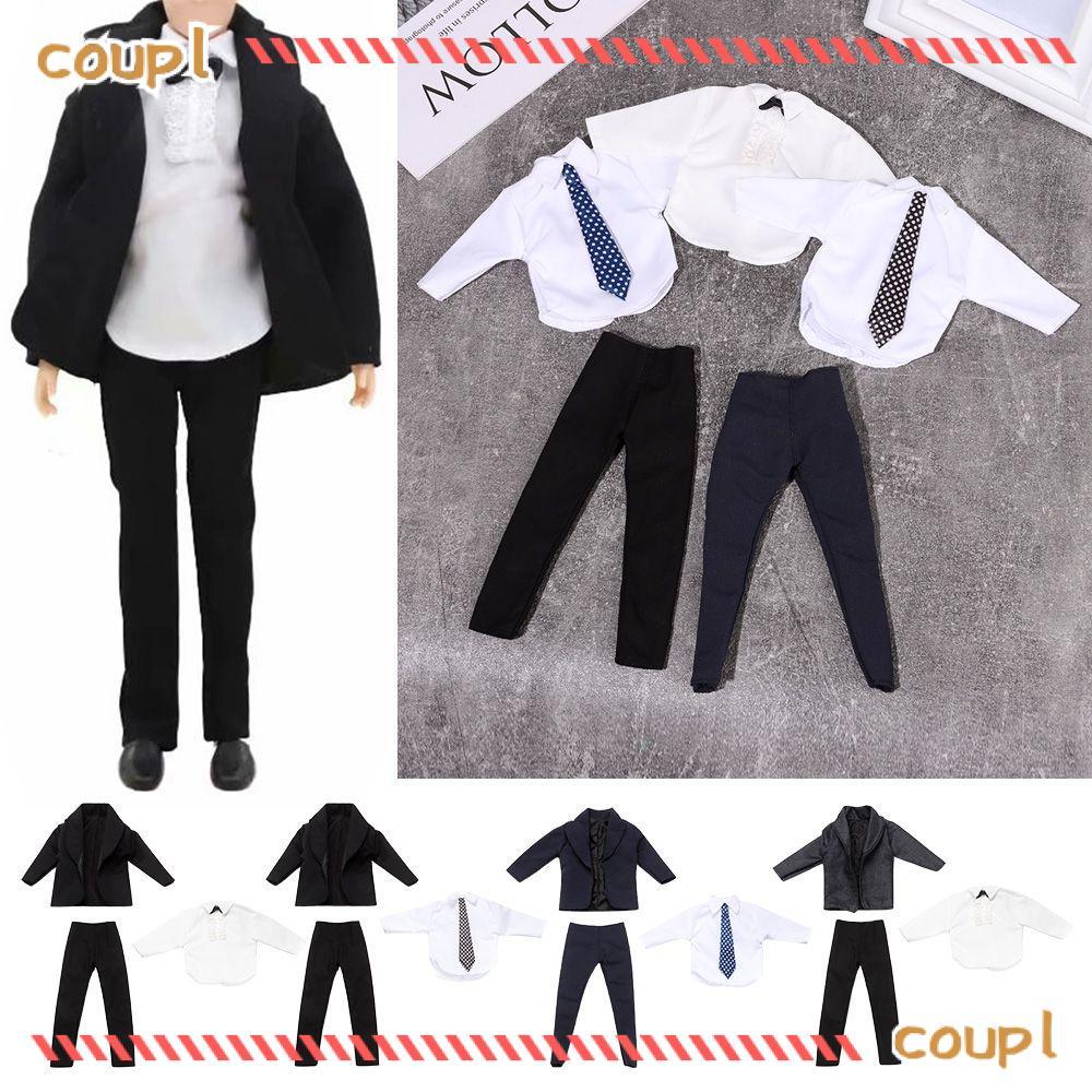 COUPL 11 Bộ Quần Áo Sơ Mi, 6 Kiểu Mặc Hàng Ngày 1 / 6 Quần Áo Búp Bê Nam, Người Đẹp Trai Nam Bộ Đồ B